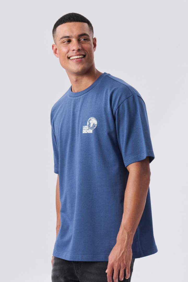 World Wide Tee - Blue