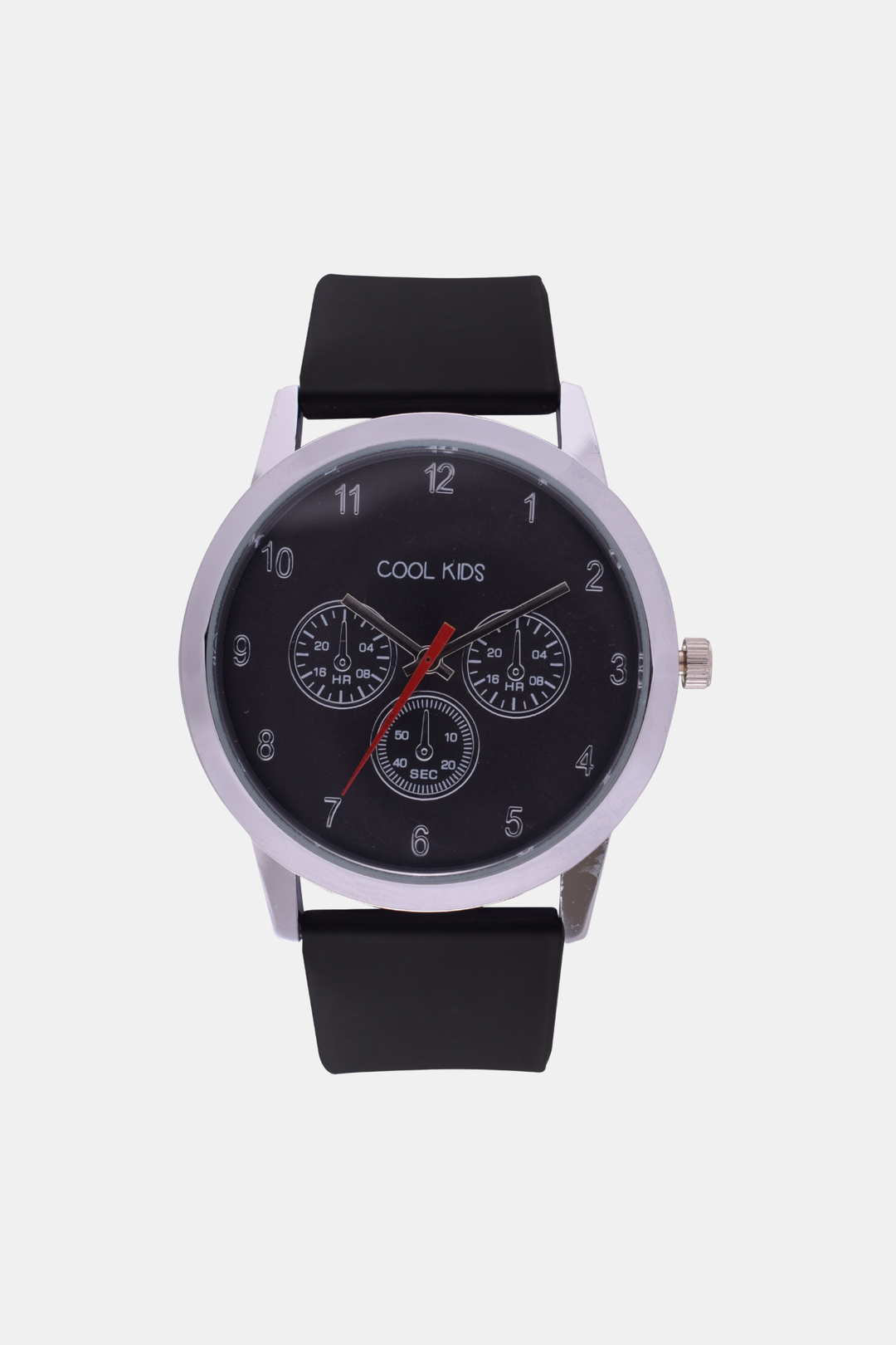 Boys Resin Analogue Watch - Black