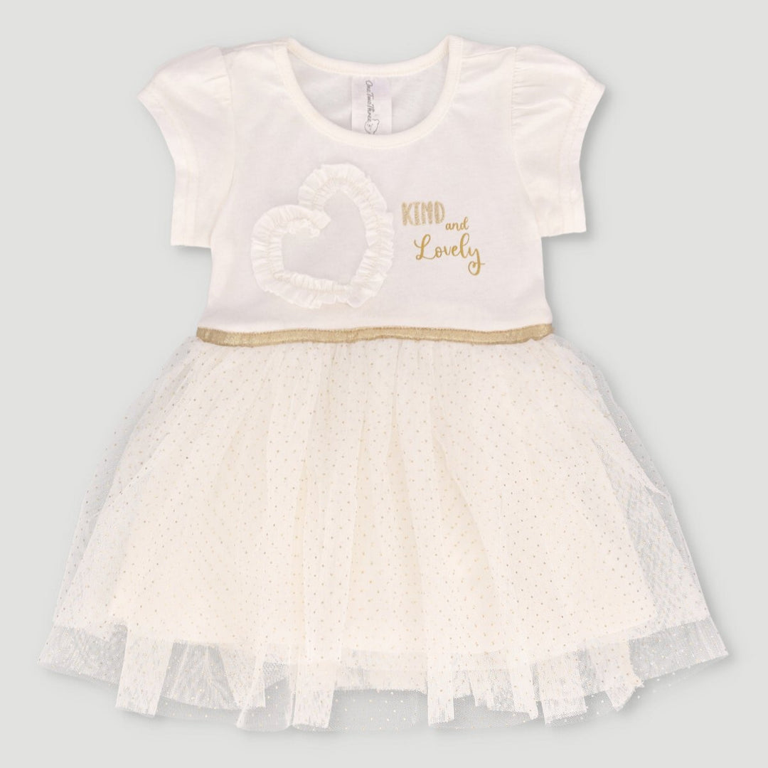 Baby Girls Mesh Fancy Dress Cream – Edgars
