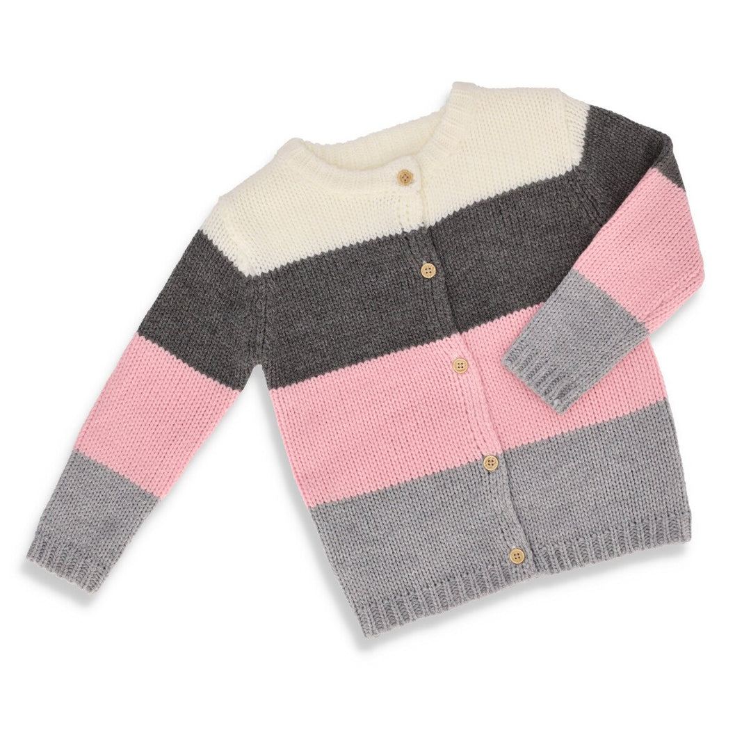 Pre-Girls Striped Cardigan