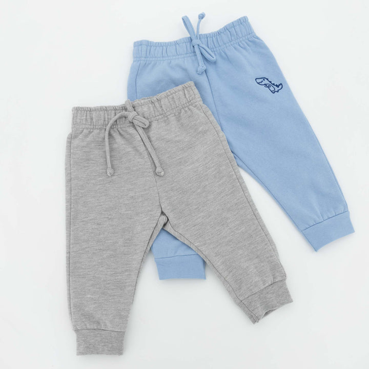 Baby Boys 2 Pack Jogger - Grey
