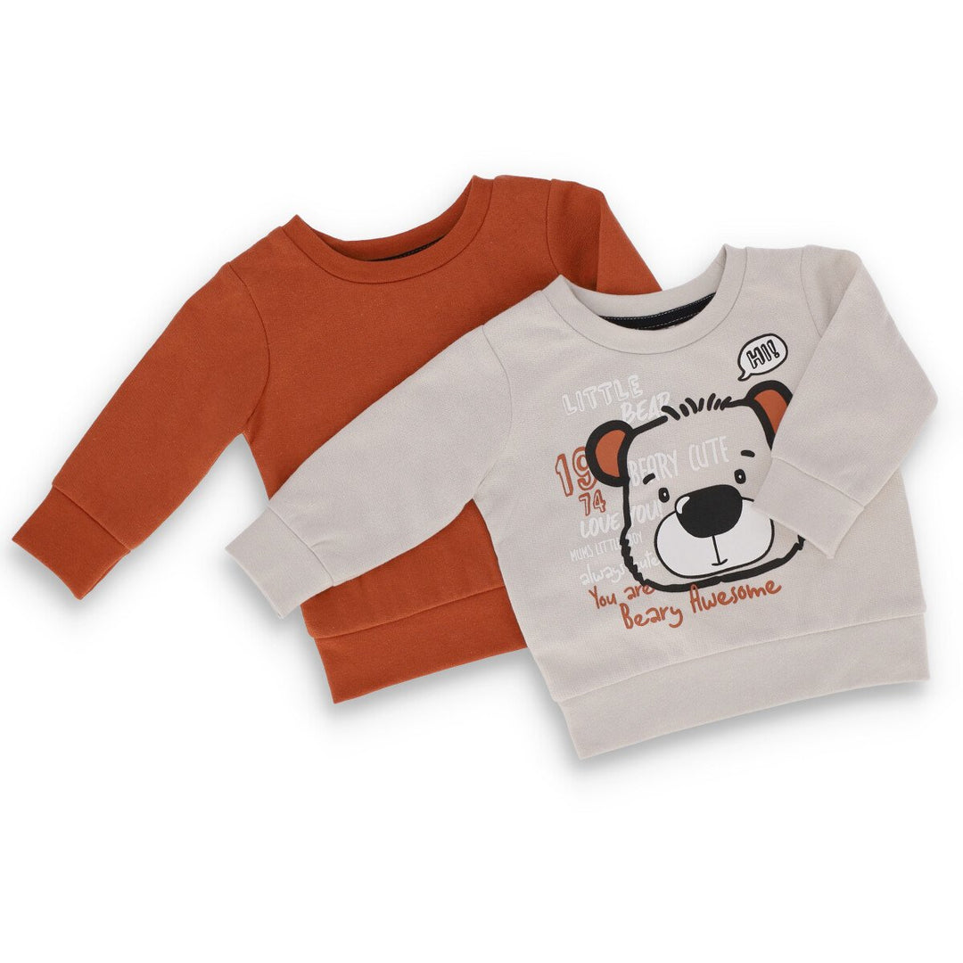 Baby Boys 2 Pack Birch Sweat Top