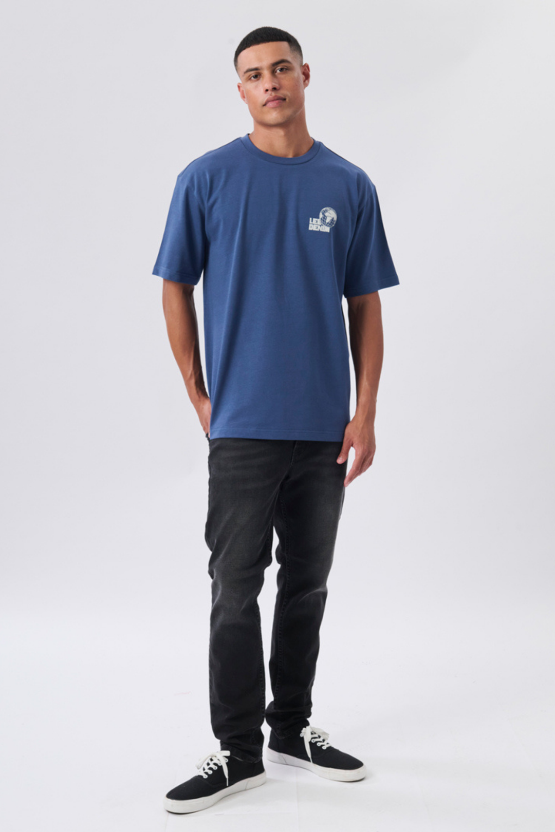 World Wide Tee - Blue