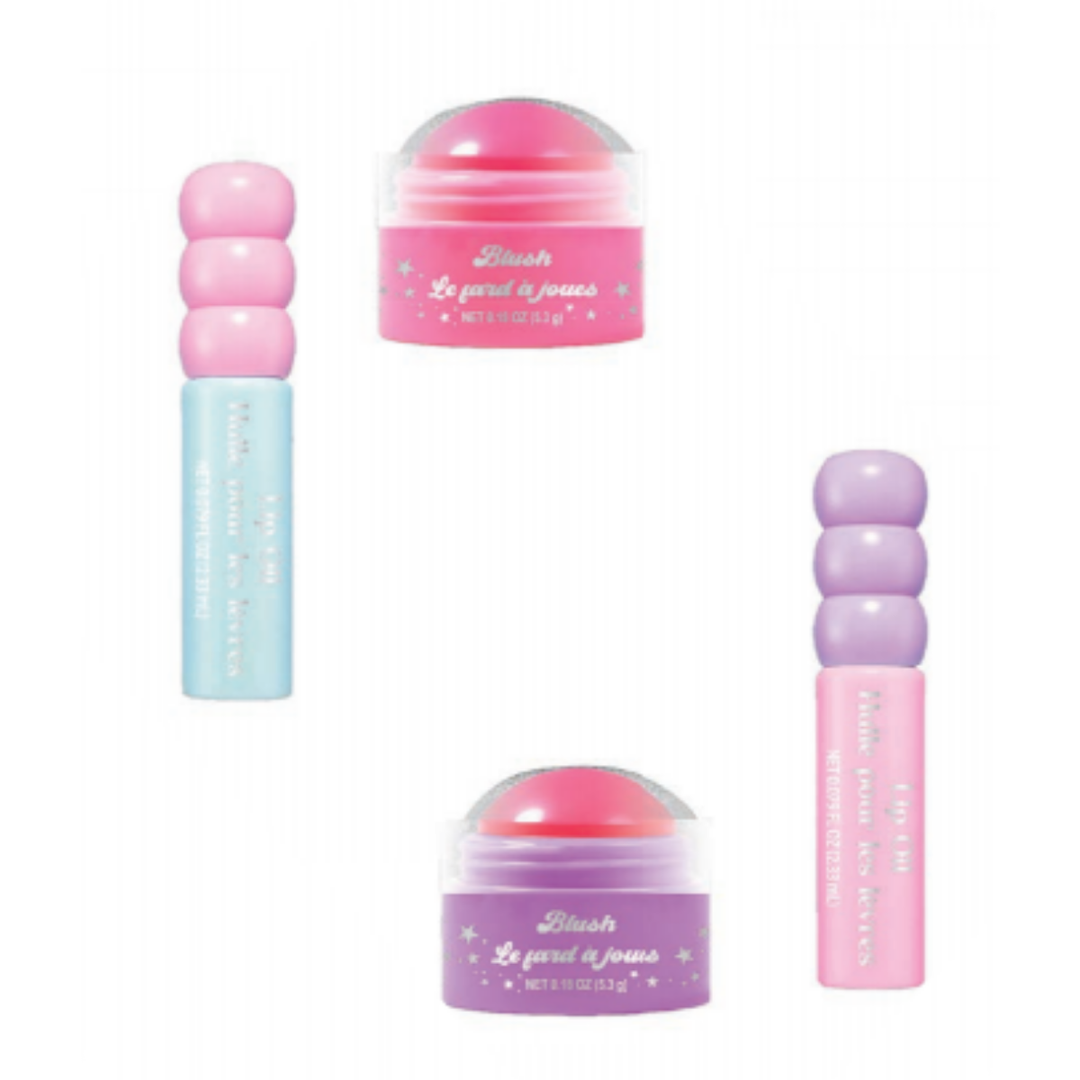 GlowMode Blush & Flush Teen Beauty Duo – 4-Piece Makeup Kit