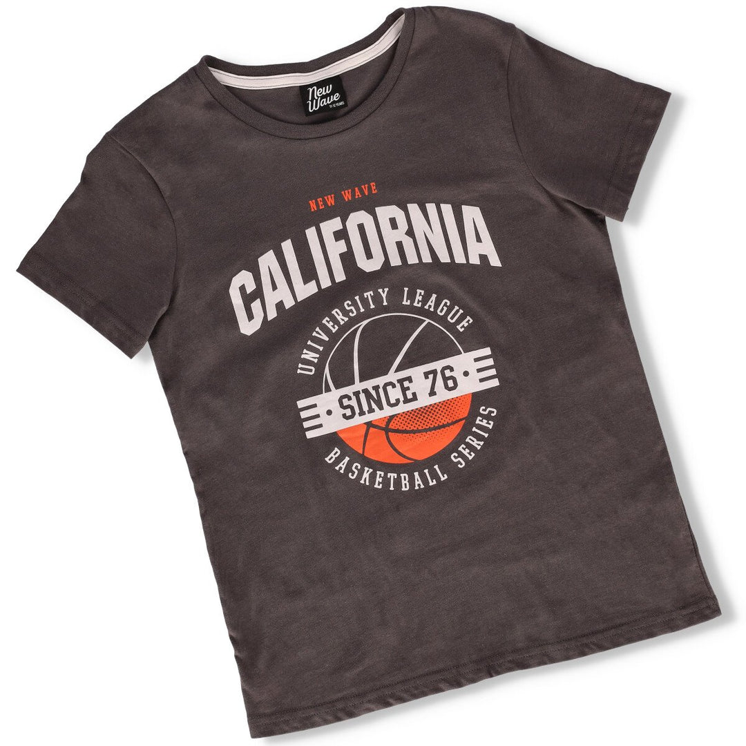 Boys Amsterdam Basic Tee - Grey