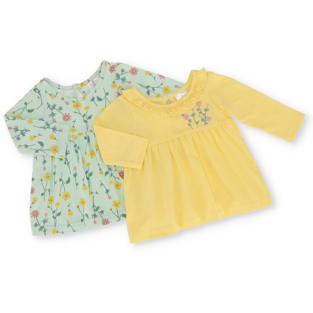 Baby Girls Mint Floral Dress