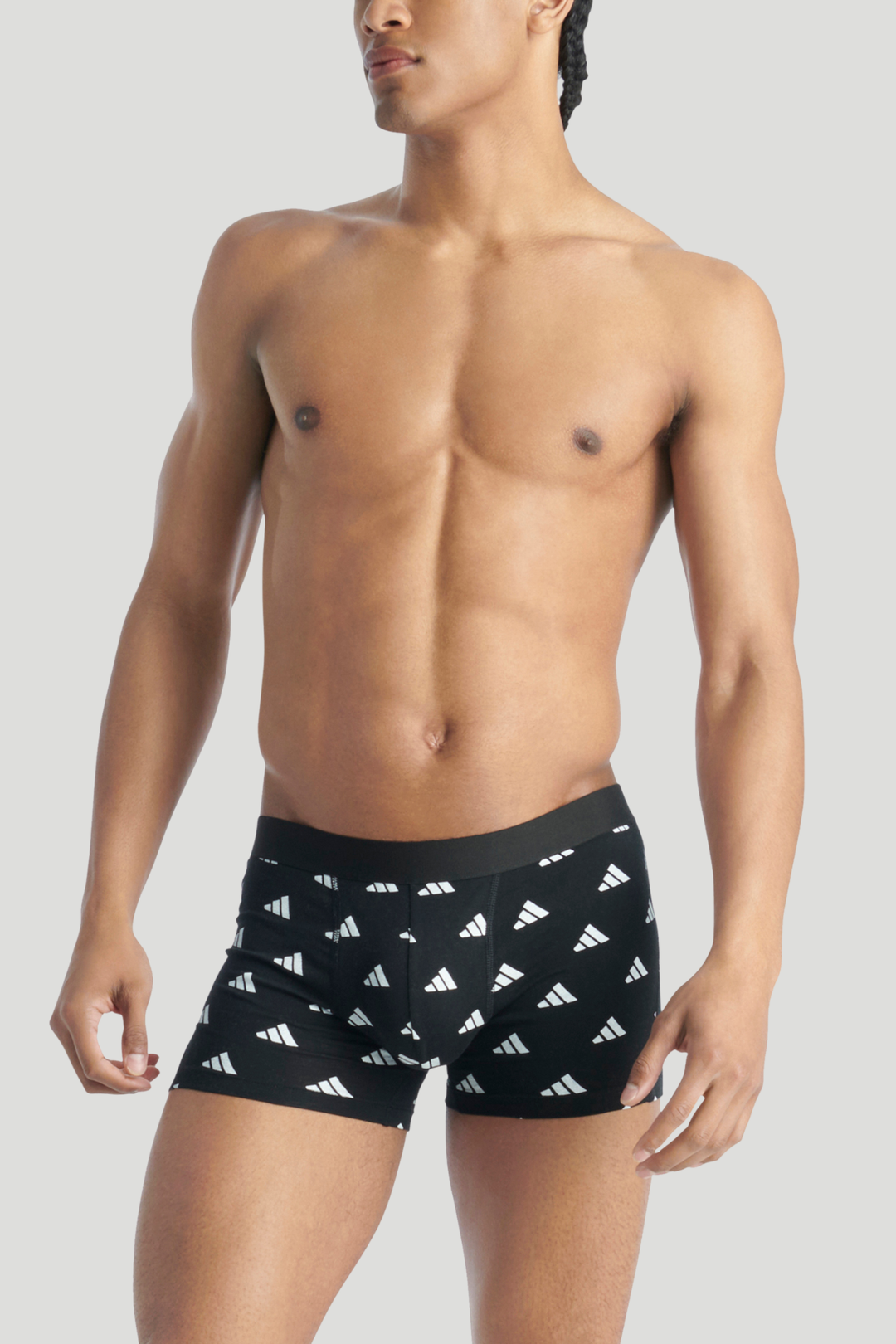 2 Pack Active Flex Cotton Trunk - Black/Blue