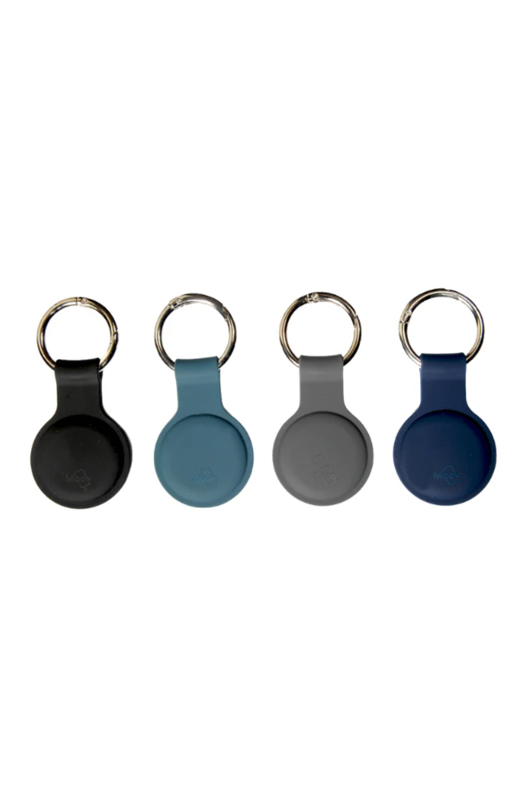 Moov Soft Touch AirTag Keyrings (4 Pack)
