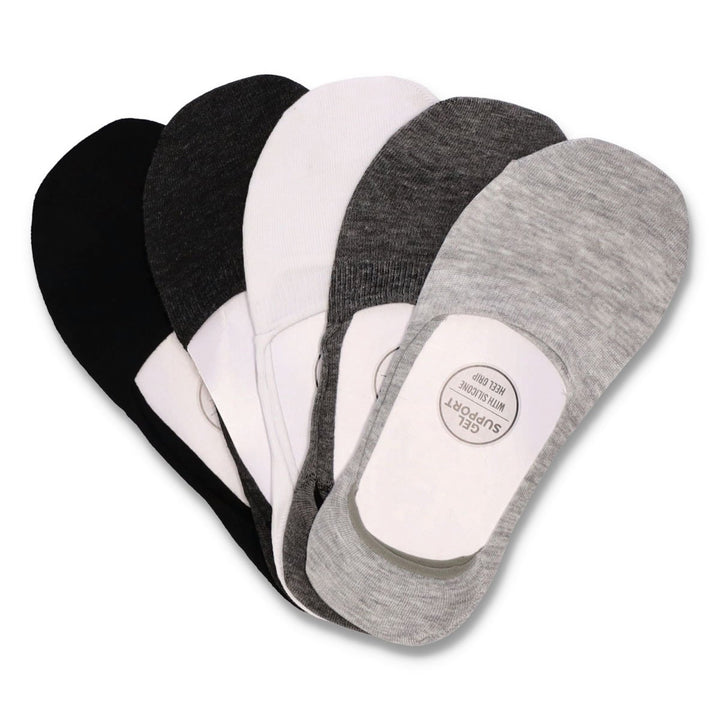 Men's 5 Pack Secret Sock - Grey Melange