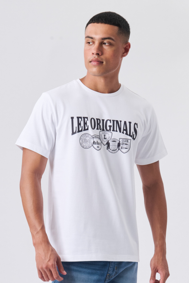Orginal Badges Tee - White