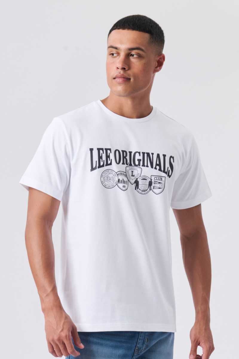 Orginal Badges Tee - White