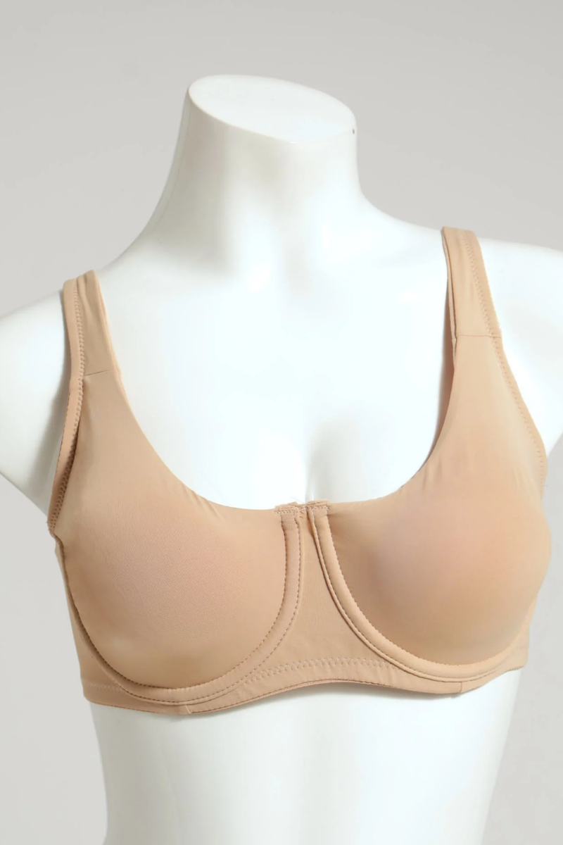 2 Pack Wired Bra - White/Beige