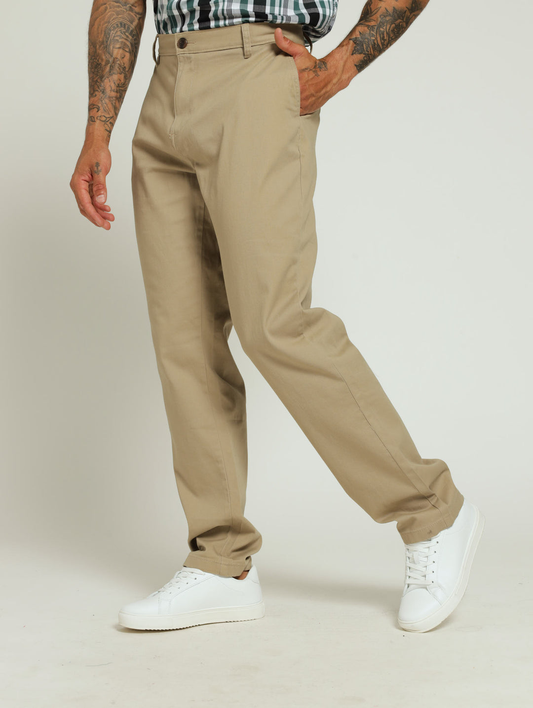 Basic Fit Chino - Stone