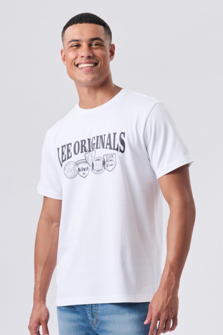 Orginal Badges Tee - White
