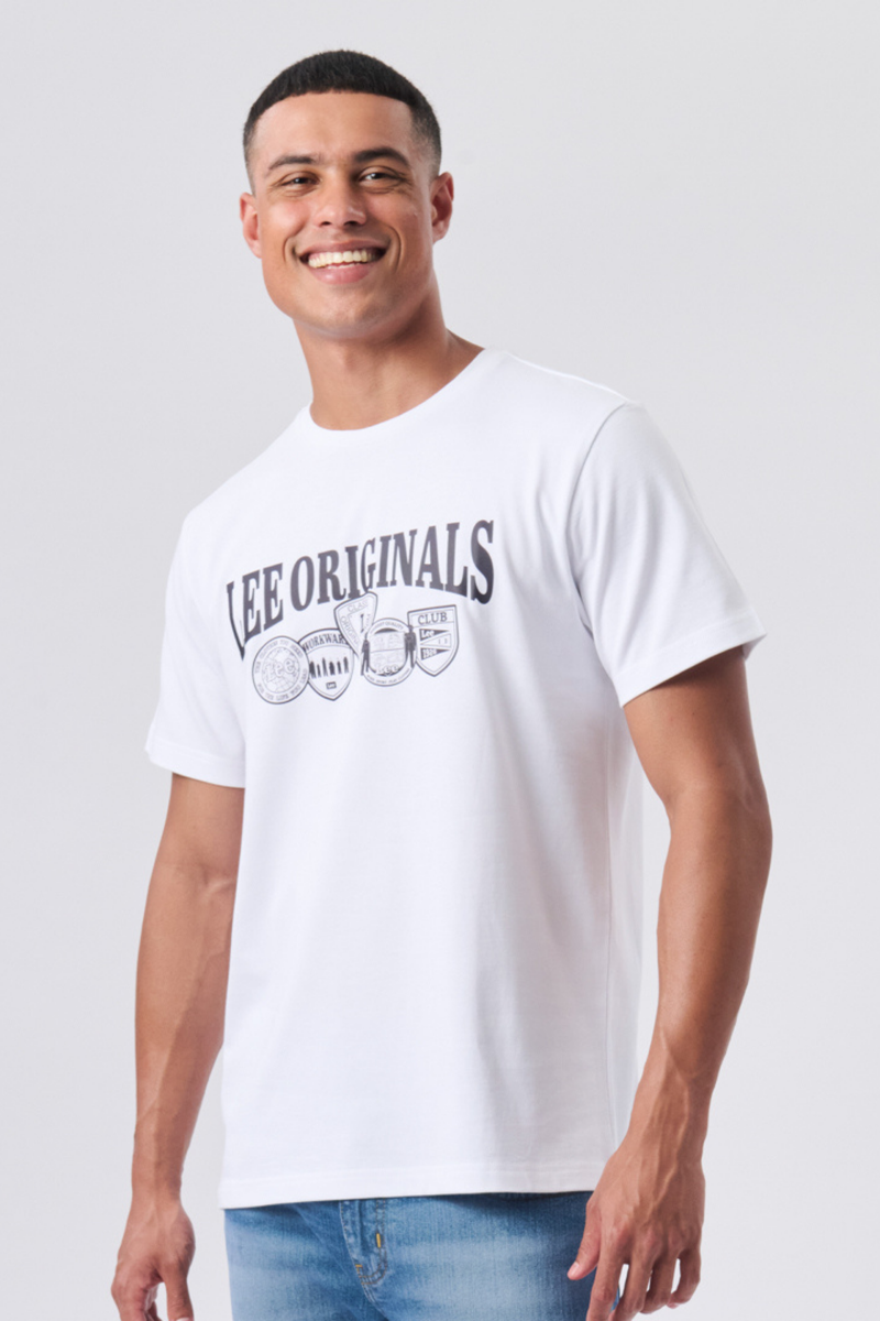 Orginal Badges Tee - White