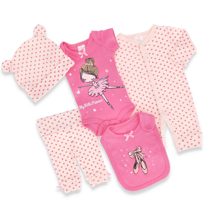 Baby Girls 5 Piece Gift Set
