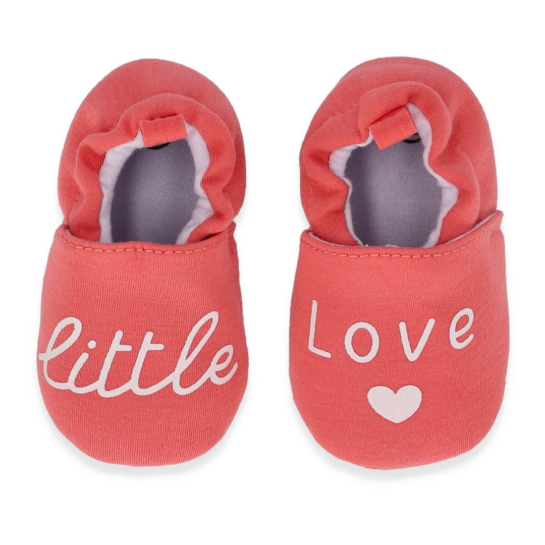 Baby Girls Little Love Slipper - Dusty Rose