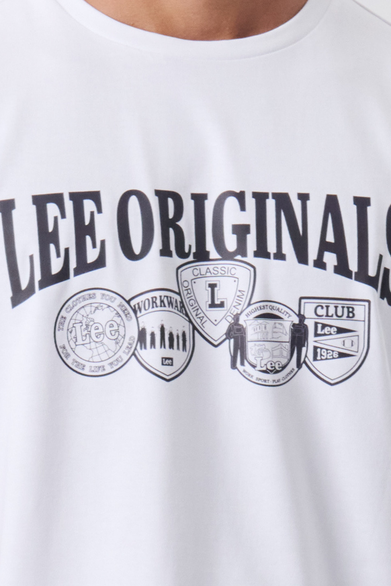 Orginal Badges Tee - White