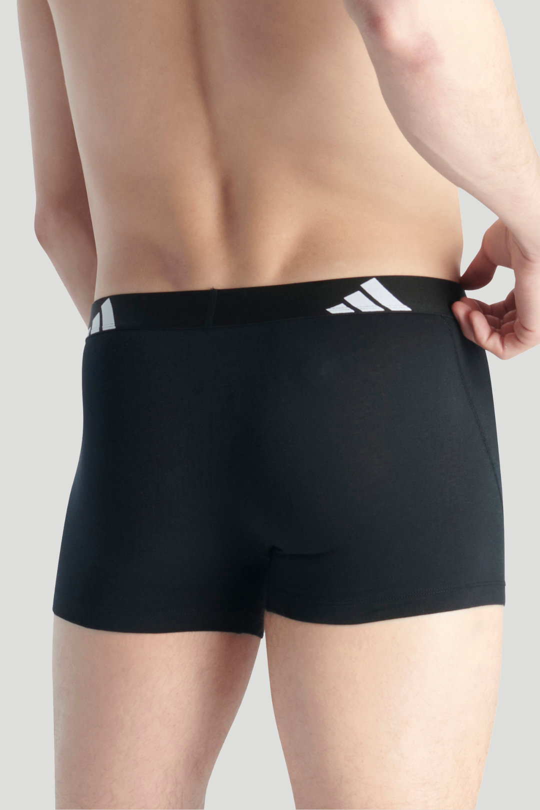 3 Pack Active Flex Cotton Trunk - Black/Blue