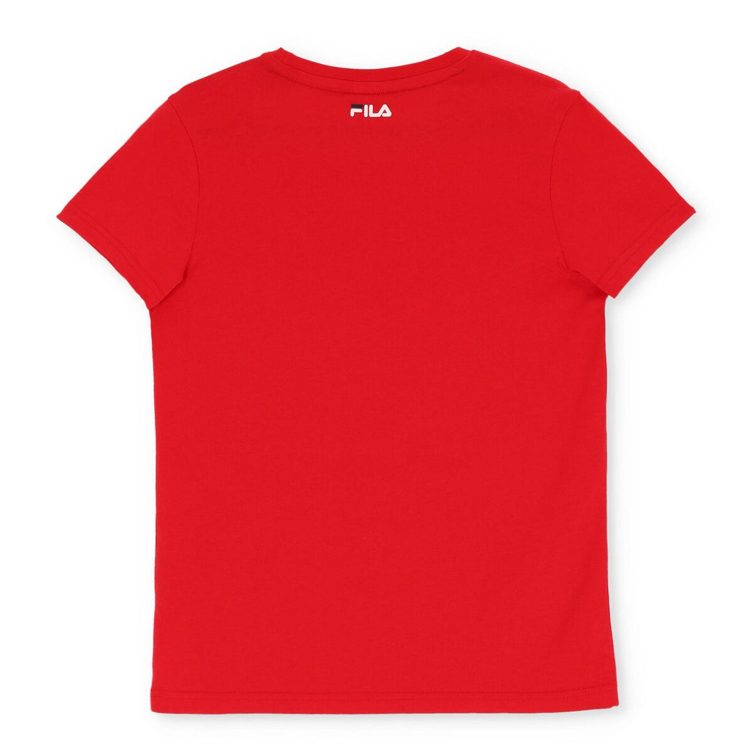 Boys Deckle Tee - Red