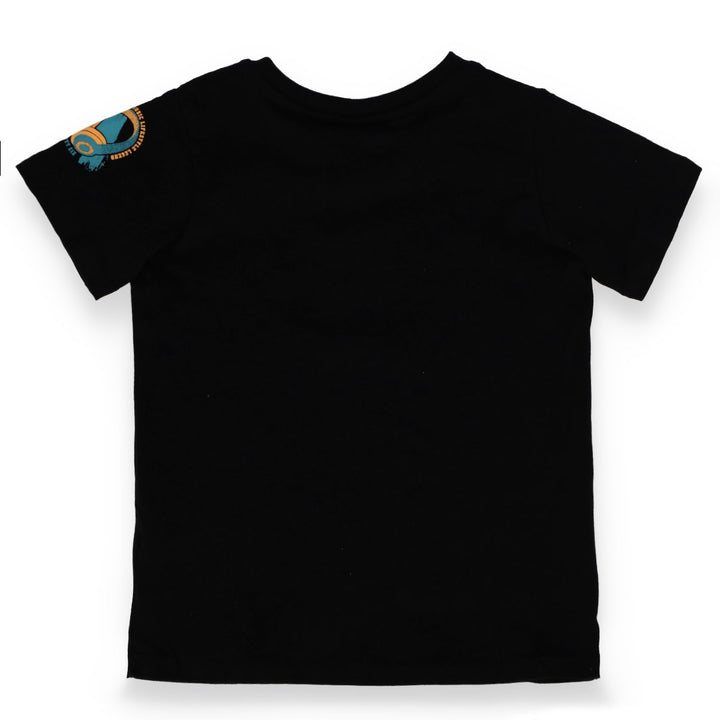 Pre-Boys Local Hero Sloglan Top - Black