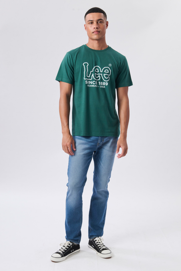 Outline Logo Tee - Green