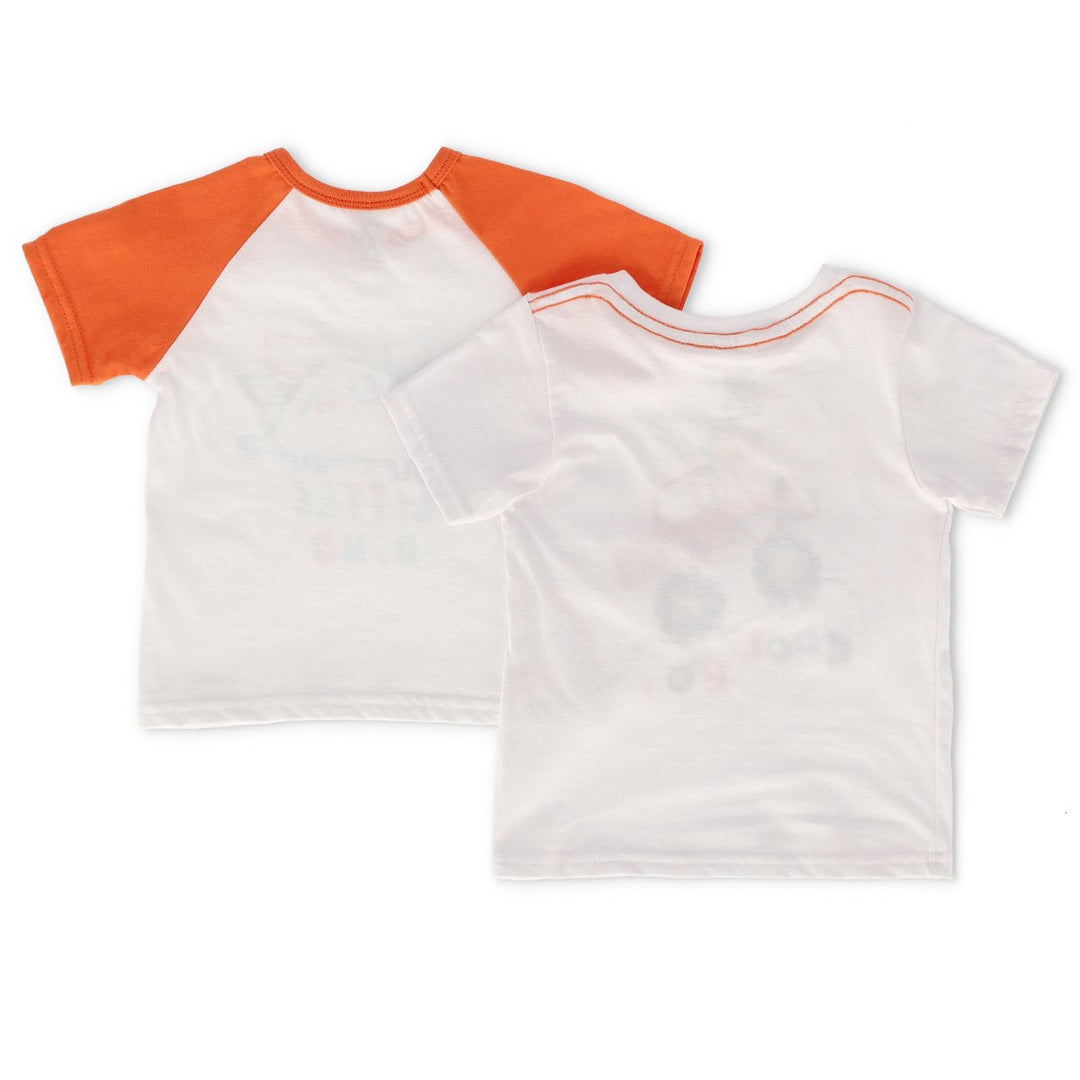 Baby Boys 2 Pack Raglan Dino Tees