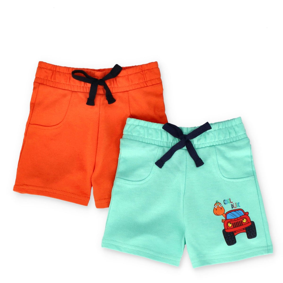 Baby Boys 2 Pack Dino Shorts