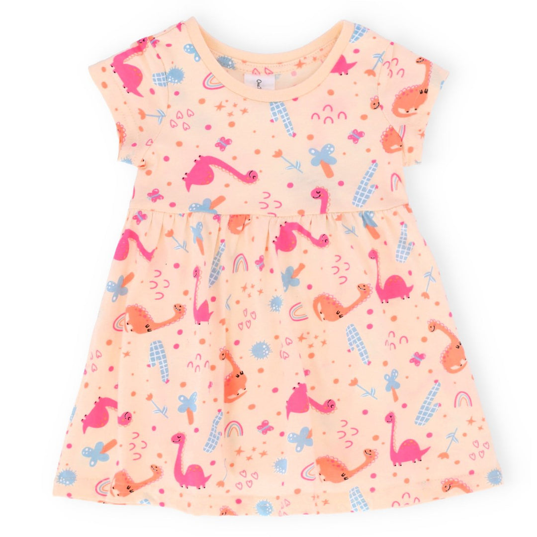Baby Girls Baby Doll Dino Dress