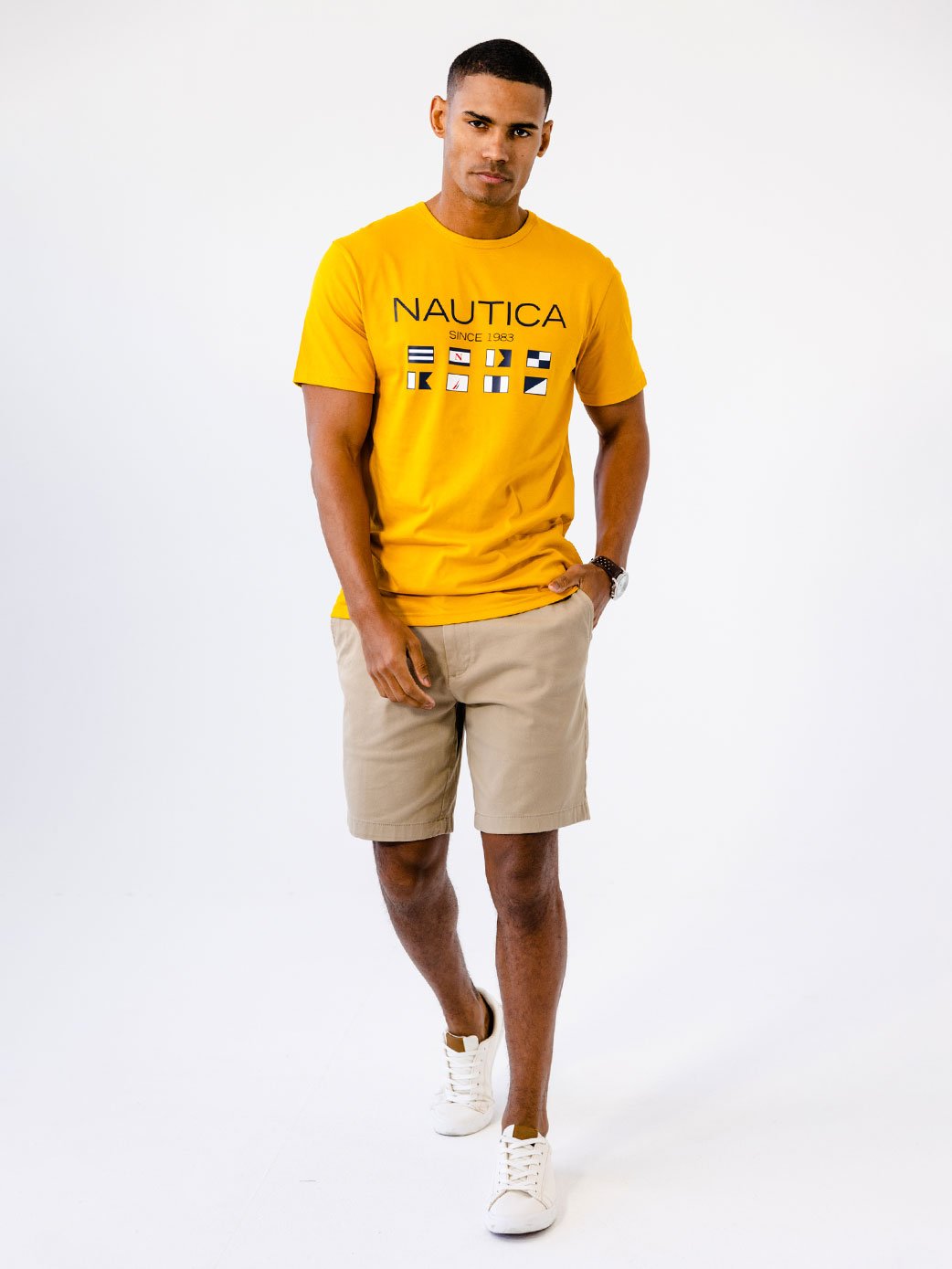 Men's Logo Tee - Gold