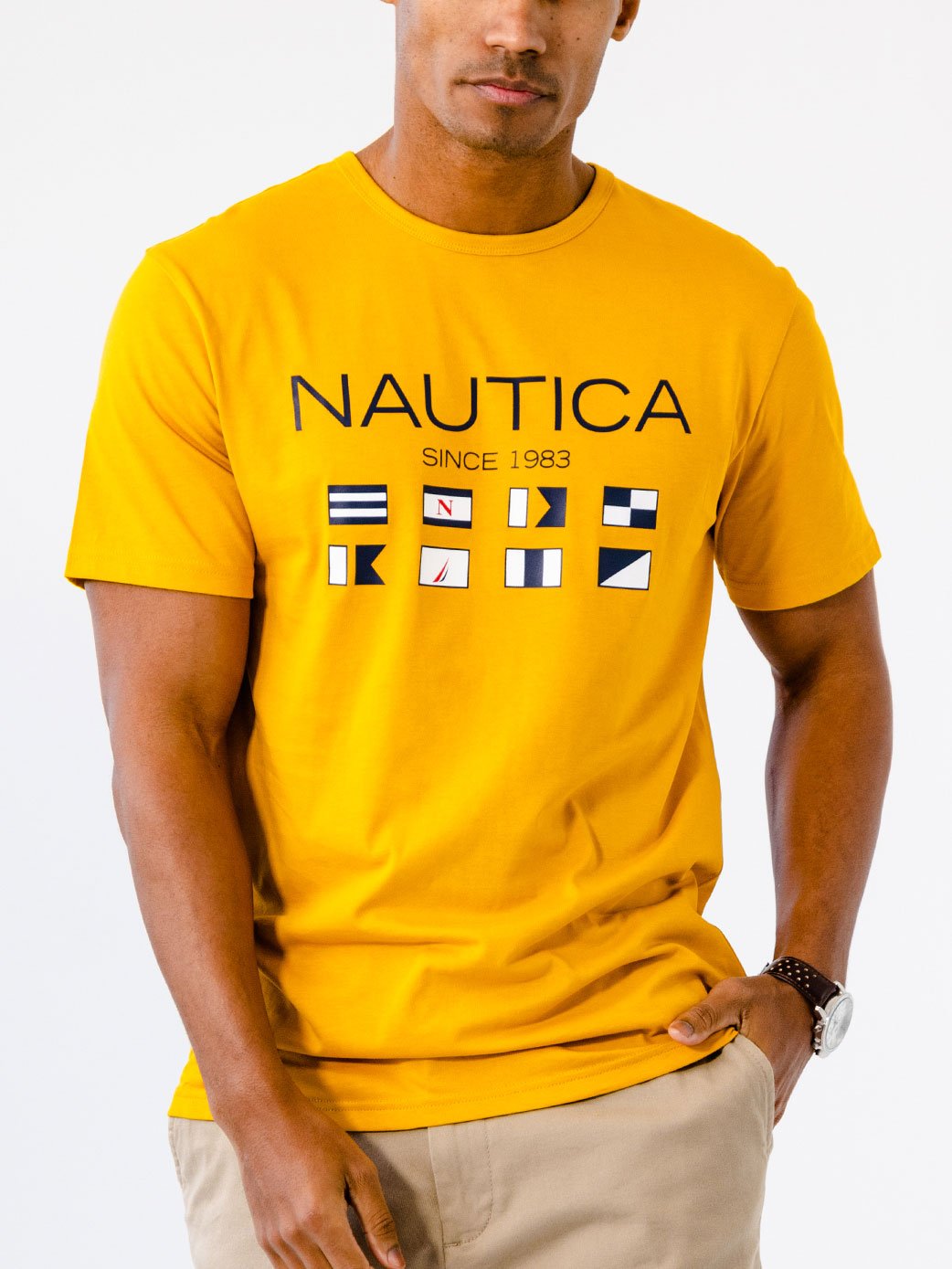 Men's Logo Tee - Gold