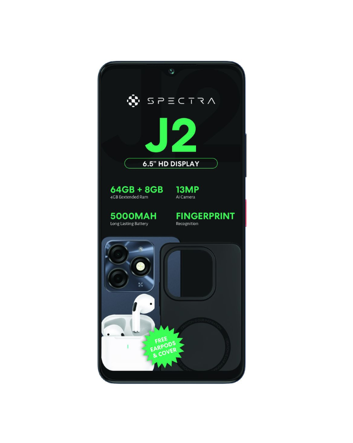 J2 4GB + 64GB 4G Cellphone Bundle - Grey