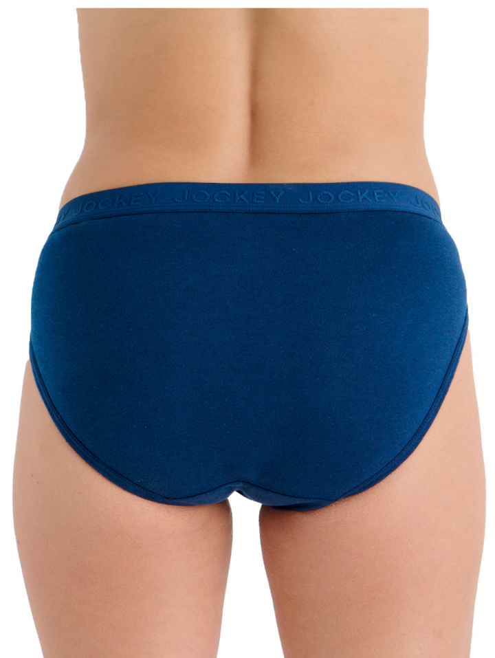 5 Pack Tonal Plain Cotton Bikini Panties