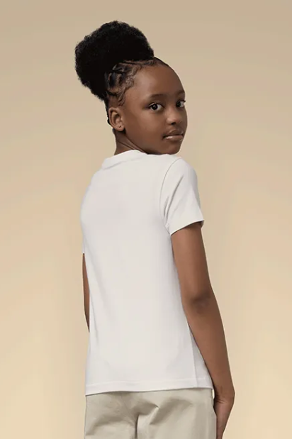 Girls Kelly Tee - White