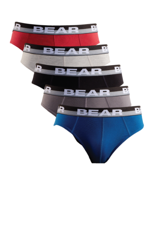 Men's 5 Pack Mini Briefs - Blue/Greys