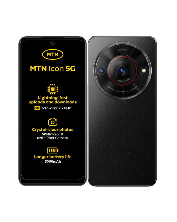 Icon 5G Dual Sim Cellphone - Black