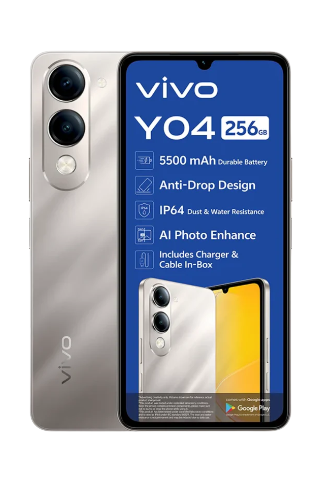 Y04 4GB 256GB Box Deal - Gold