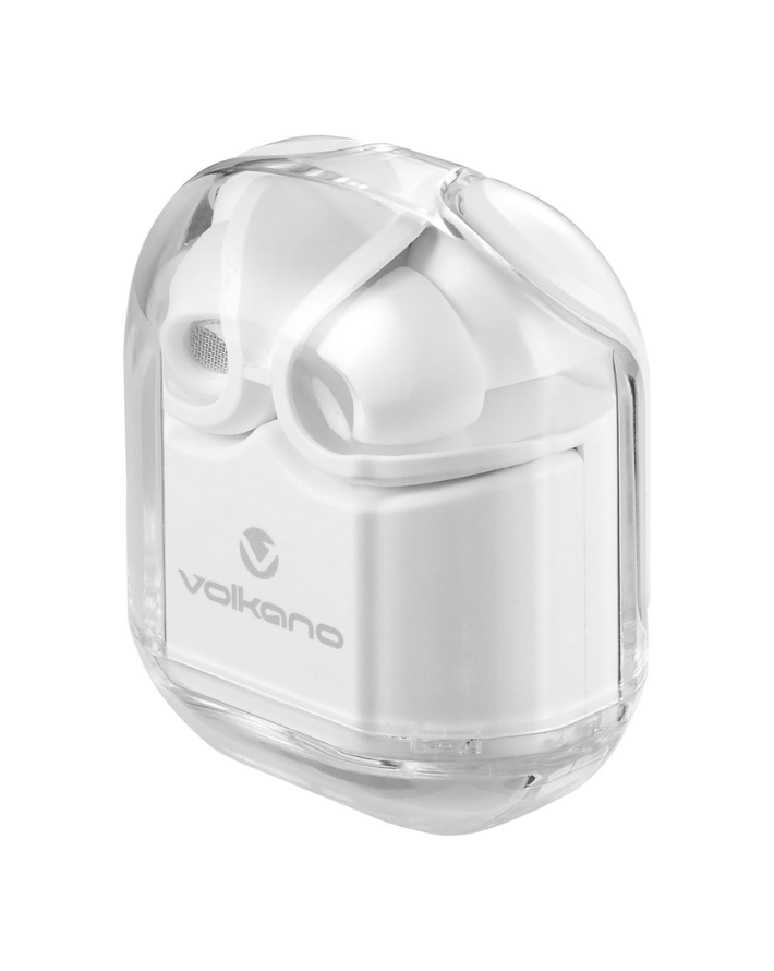 Volkano Crystalline Series  Earphones - White
