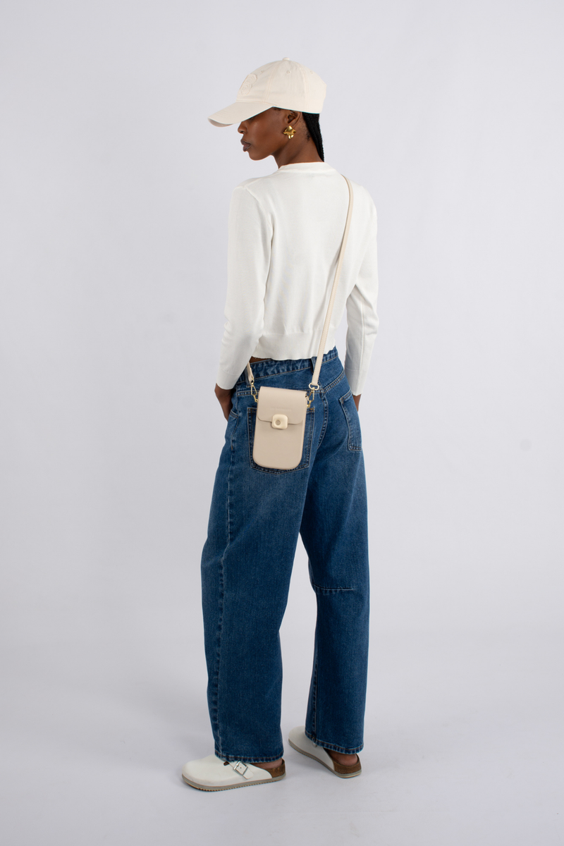 Venice Cellphone Bag - Beige