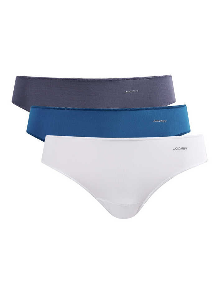 3 Pack Bikini Plain Panties - Multi