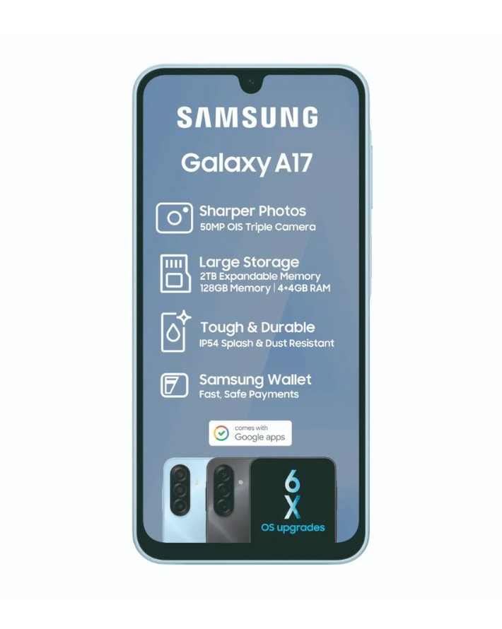 Galaxy A17 Dual Sim Cellphone - Blue