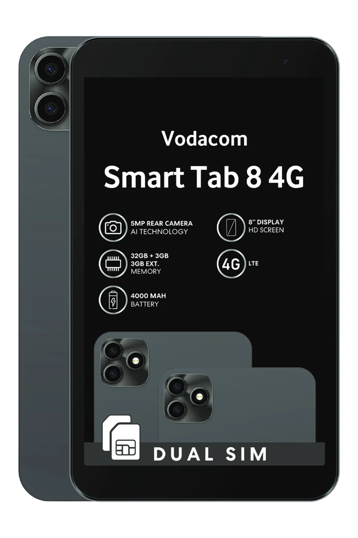 Vodacom Smart Tab 8 - Black
