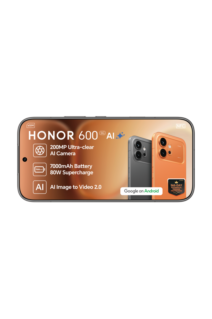 Honor 600 256GB Cellphone - Black
