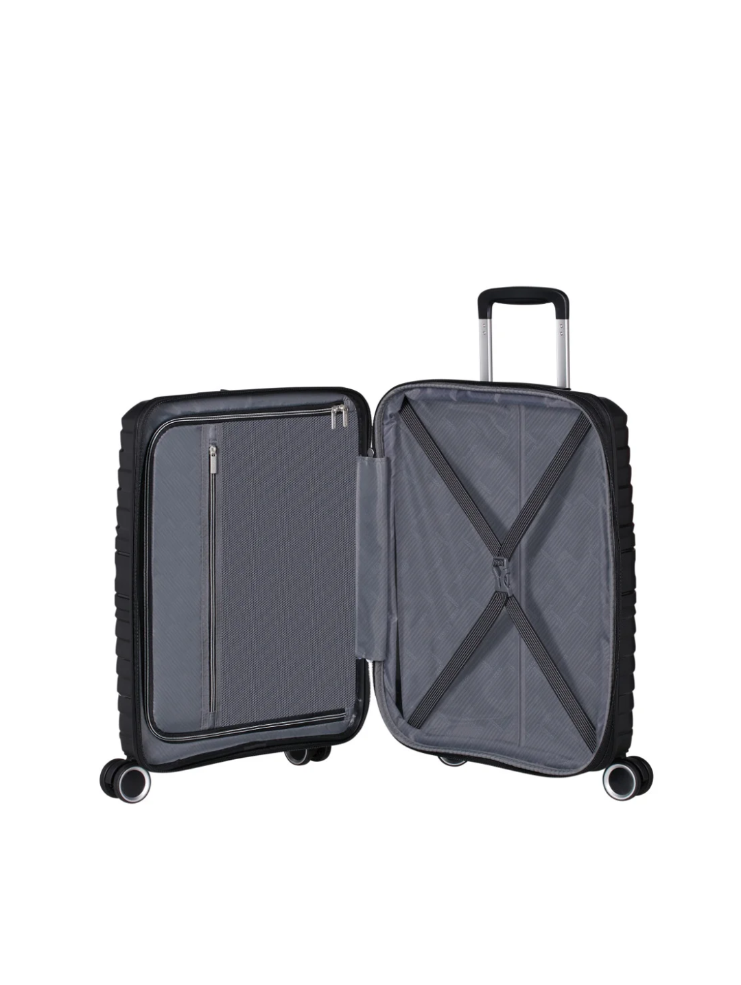 Flytwist Spinner TSA Expandable Suitcase - Black