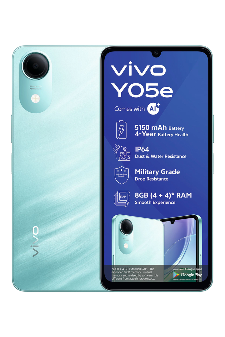 Y05e 4/64GB 4G Cellphone - Green