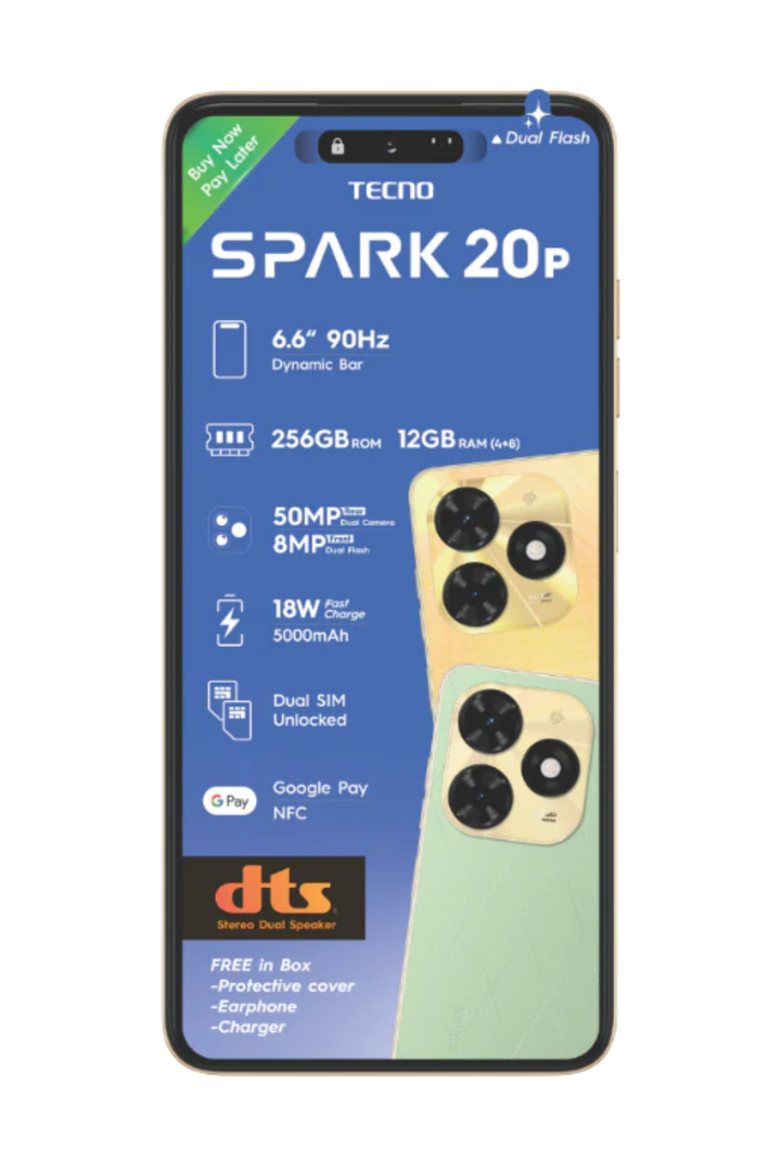 Spark 20P Dual Sim Gold Cellphone