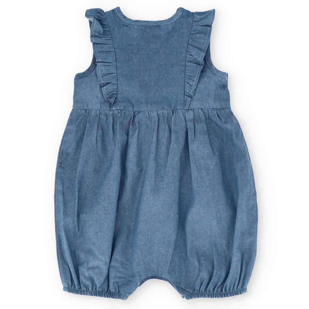 Baby Girls Barbie Romper - Denim