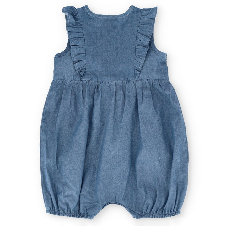 Baby Girls Barbie Romper - Denim