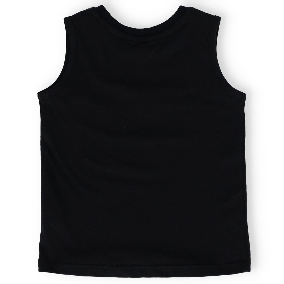 Pre-Boys Car Muscle Vest - Black