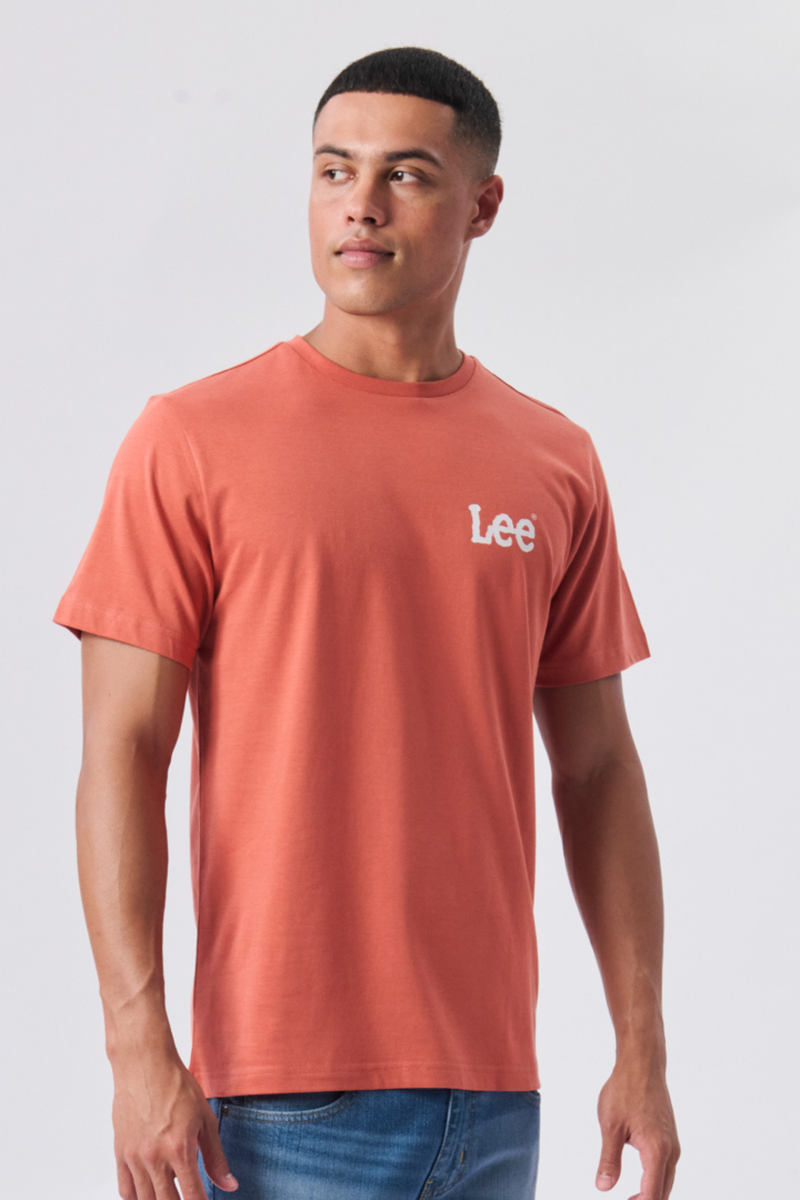 Wobbly Tee - Rust
